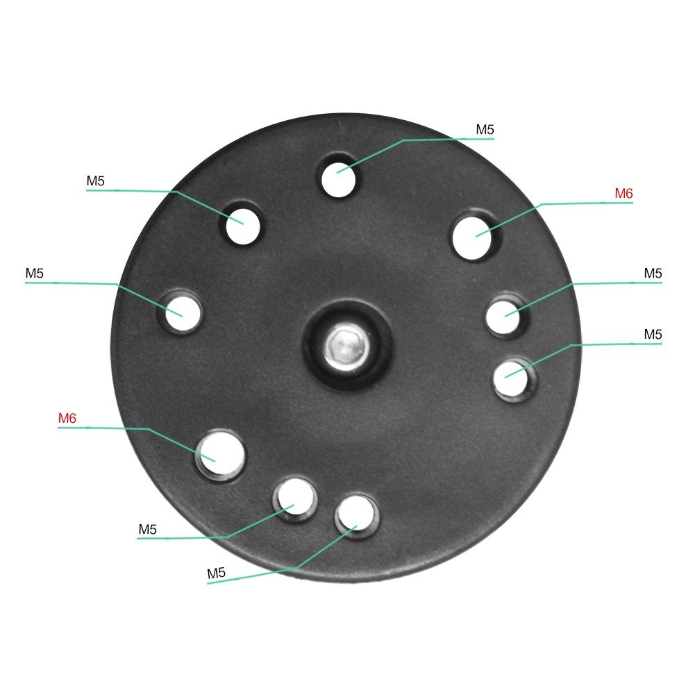 360 Rotate BallMount Fish Finder Universal Mount Plate Detector Bracket