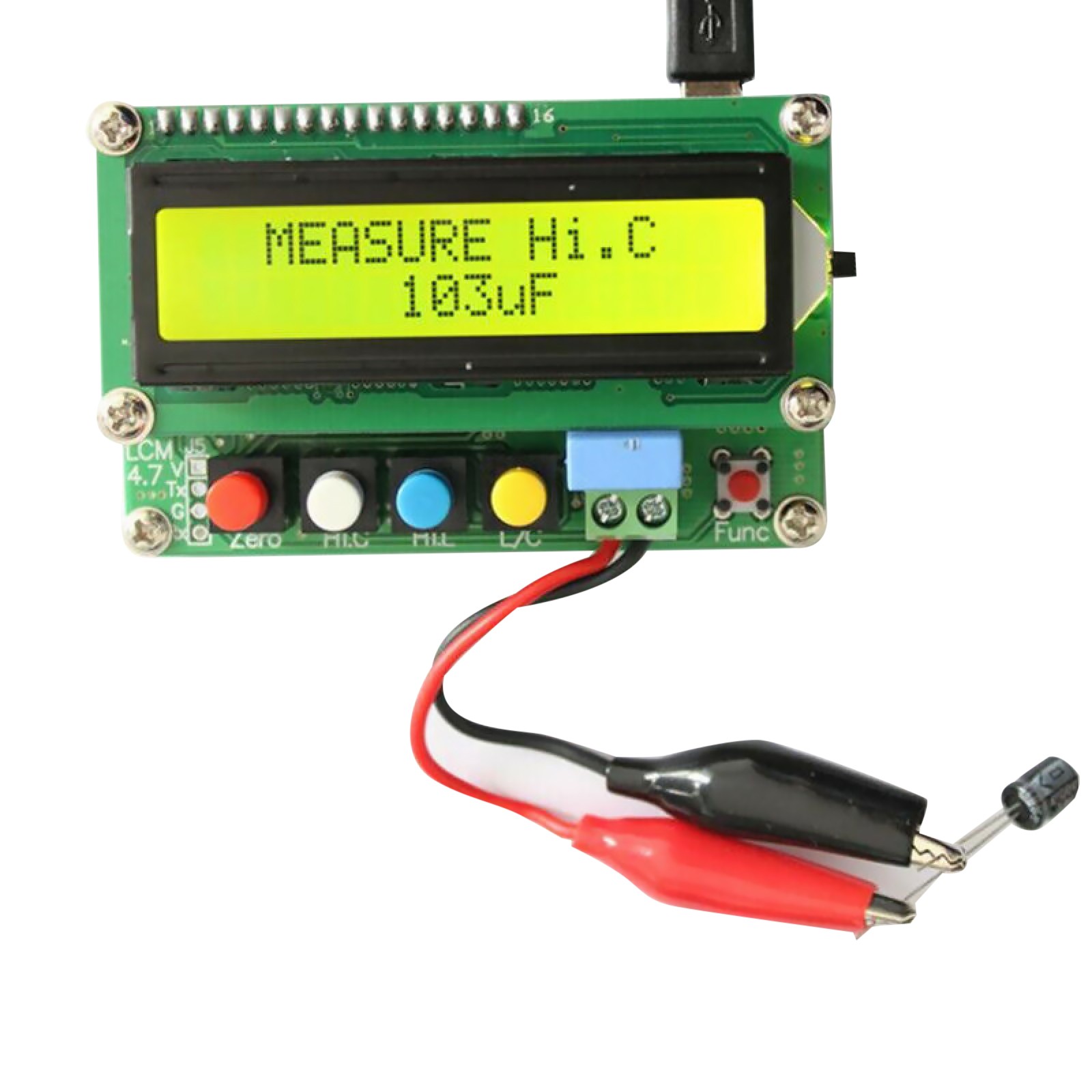 High Precision Digital LC100-A LCD Inductance Capacitance L/C Meter Tester