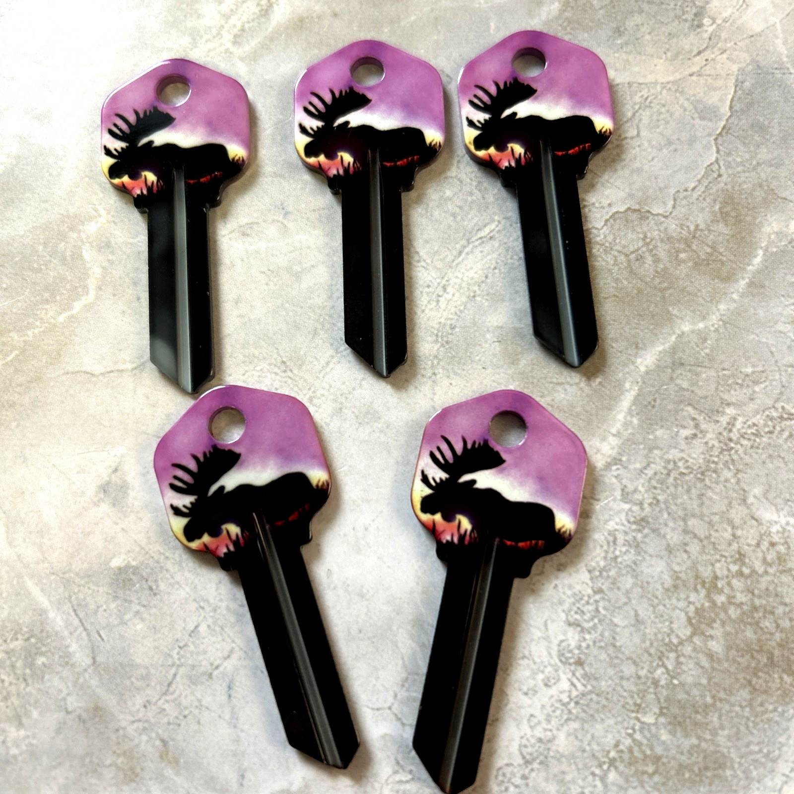 *5 Pcs* KW1/10 House Key Blanks-*MOOSE* BRAND NEW UNCUT!