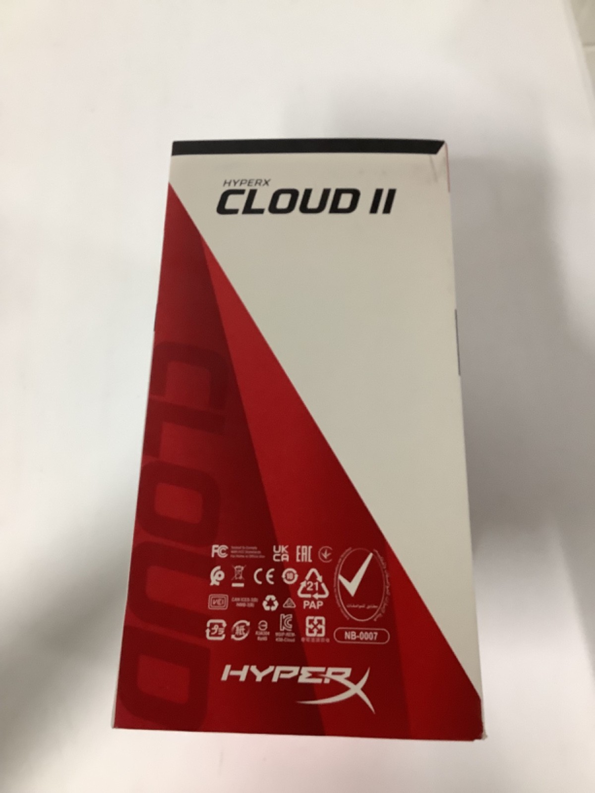 HyperX Cloud II Wired - Gaming Headset - Black & Red OpenBox Missing USB Adpater
