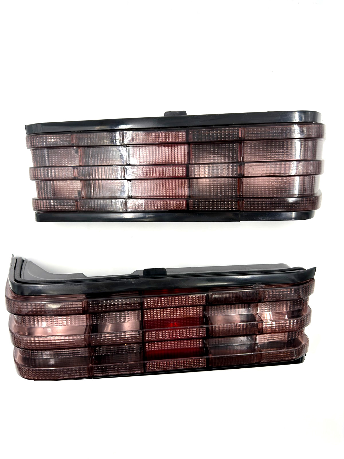 Rear Taillight Set Left and Right Smoke Pink Hella Type for Mercedes W201 84-93