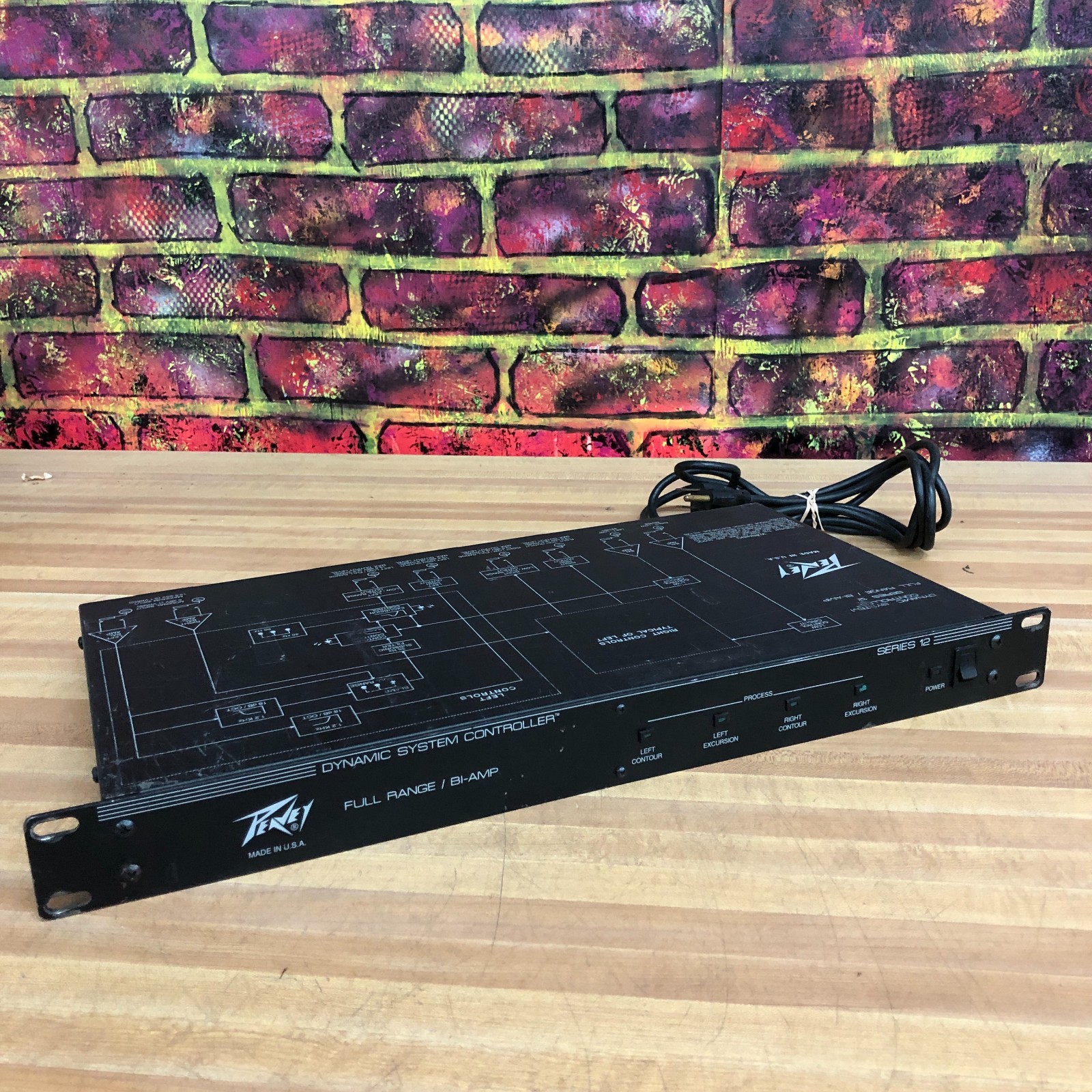 Peavey Dynamic System Controller Full Range/Bi-Amp Series 12 Rack Mount (WORKS)