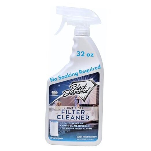 Ultimate Spa Filter Cleaner Fast-Acting Spray. Instant Clean for Hot 1-Quart