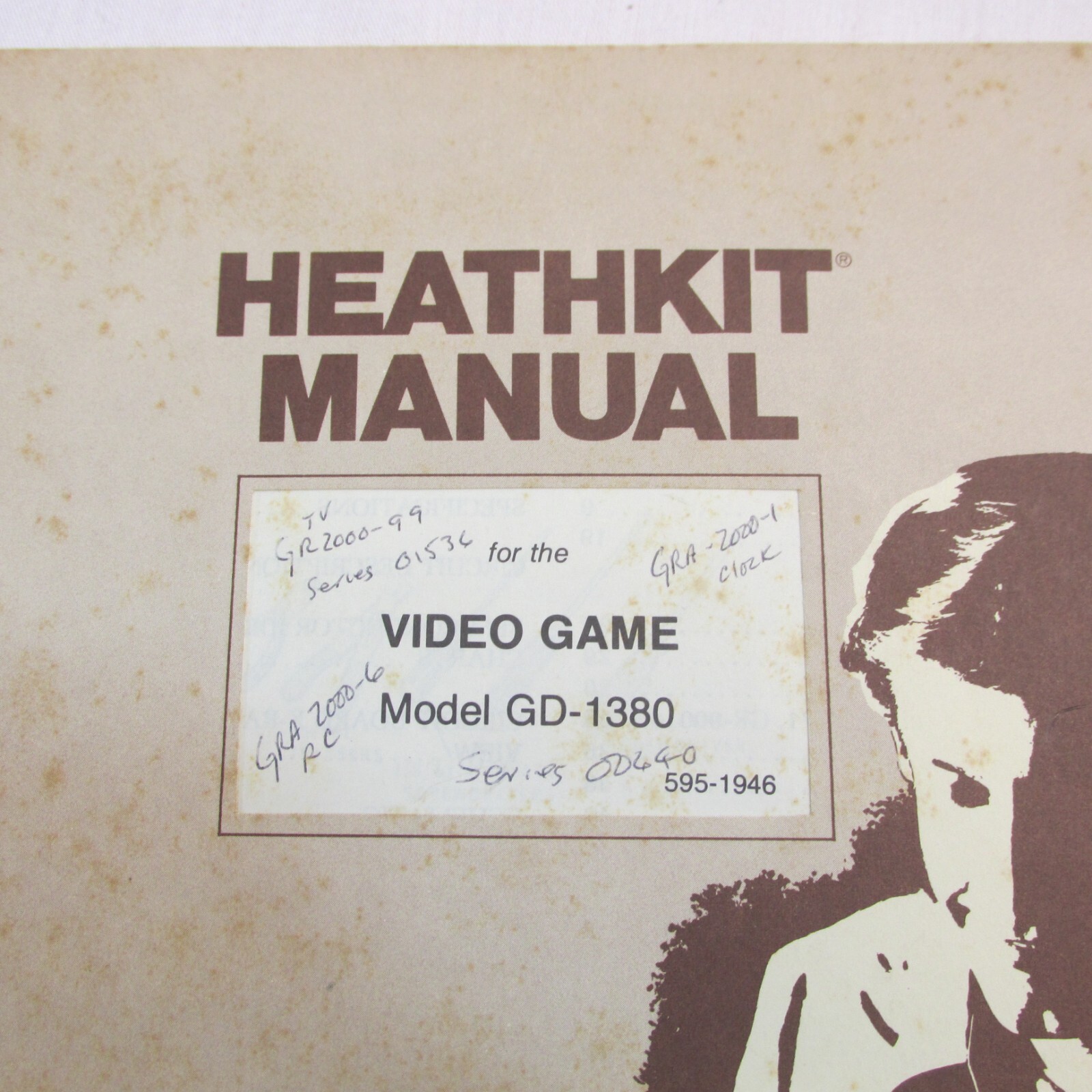 1976 Heathkit Manual GD-1380 Video Game System