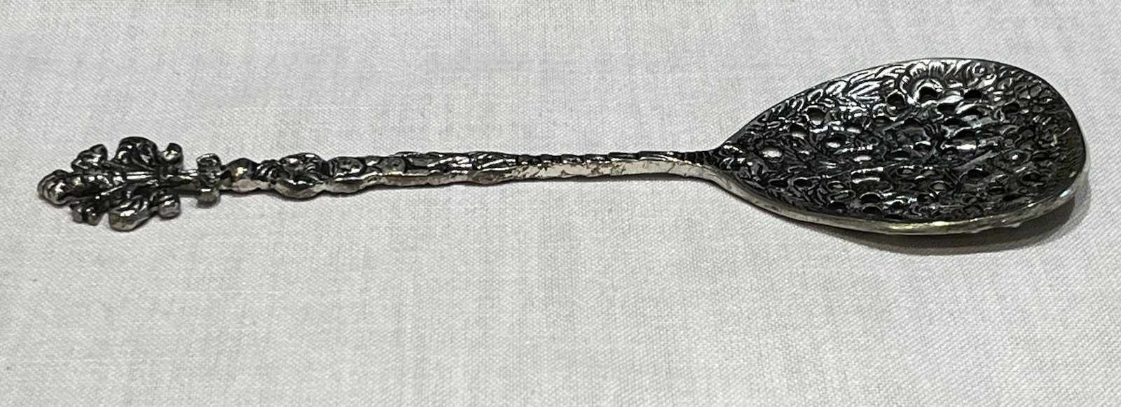 Vintage Ornate Salad Serving Set Large Spoon Fork