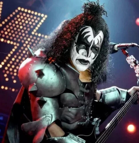 Kiss Band Gene Simmons Latex Mask Cosplay Mask Halloween Party Costume Prop
