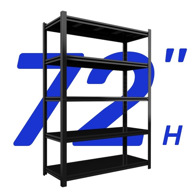 Metal Garage Storage Rack Heavy Duty Industrial Shelves 5-Tier 2500 lbs Capacity