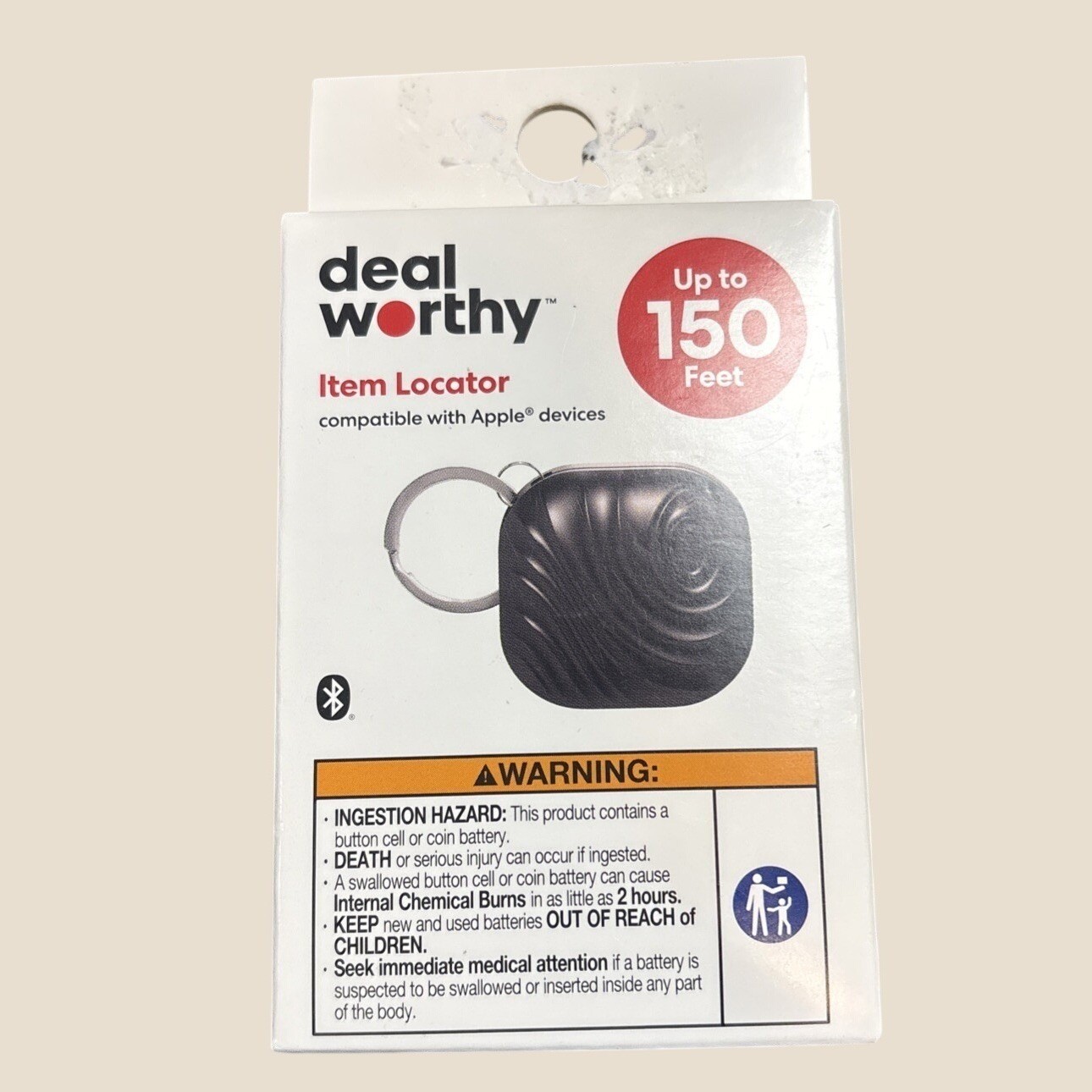 Deal Worthy Target Item Locator Key Chain Ring For Apple Devices Find My NEW