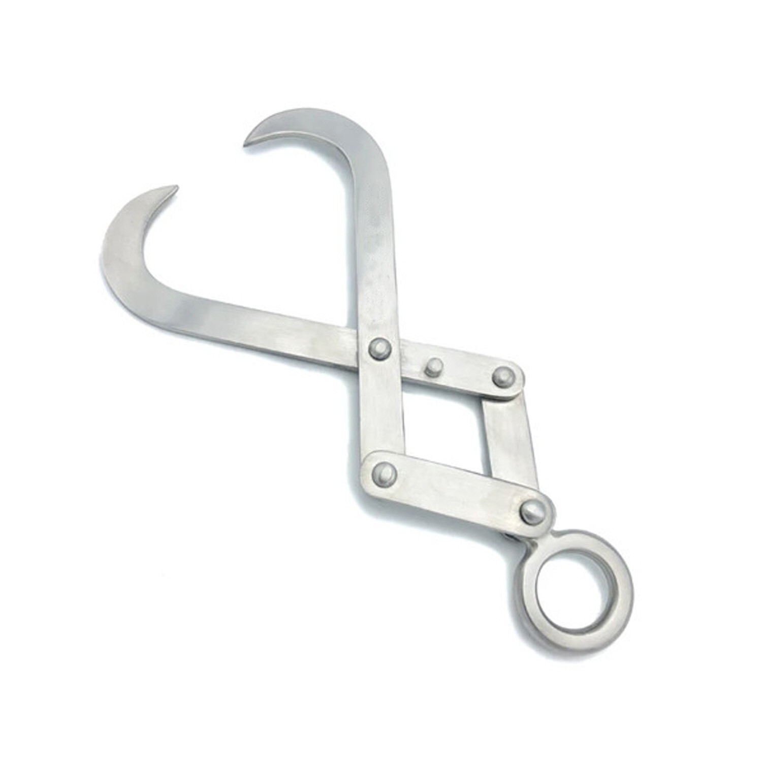 Premium Double Action OB Hook for Veterinary Obstetrics Surgical Tool S/S 8-Inch