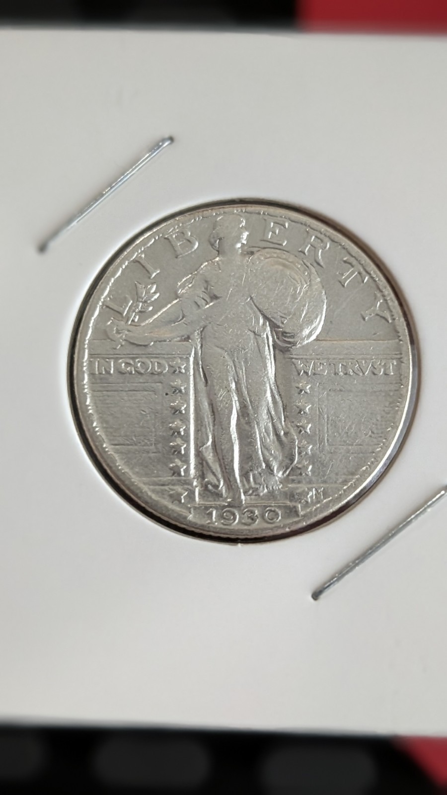 1930 Standing Liberty Quarter, Full Date, VF+/XF