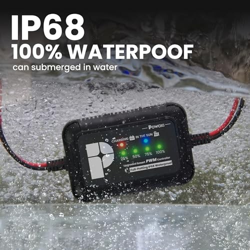 Solar Charge Controller 12V Battery Regulator for Solar Panels | 3 LED