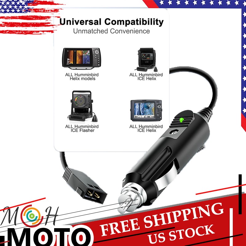720105-1 12V-DC Port Power Cord Compatible with Humminbird Helix 5/7/8/9/10/12