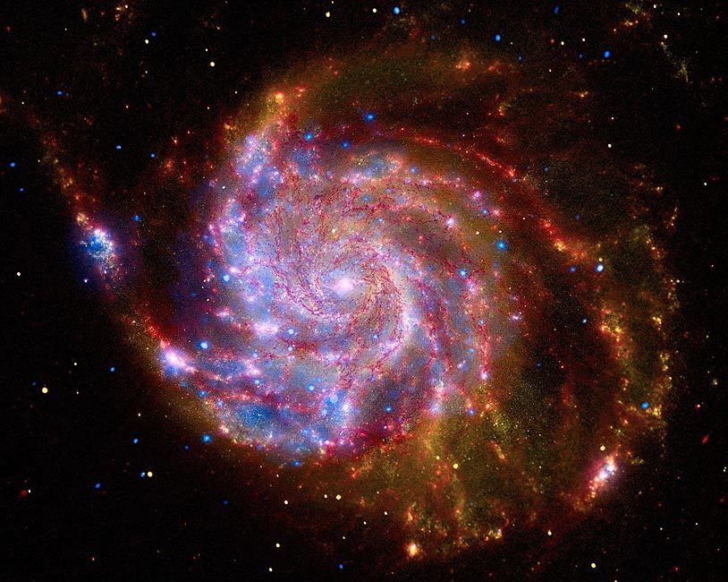 PINWHEEL GALAXY HUBBLE SPACE TELESCOPE 11x14 GLOSSY PHOTO PRINT