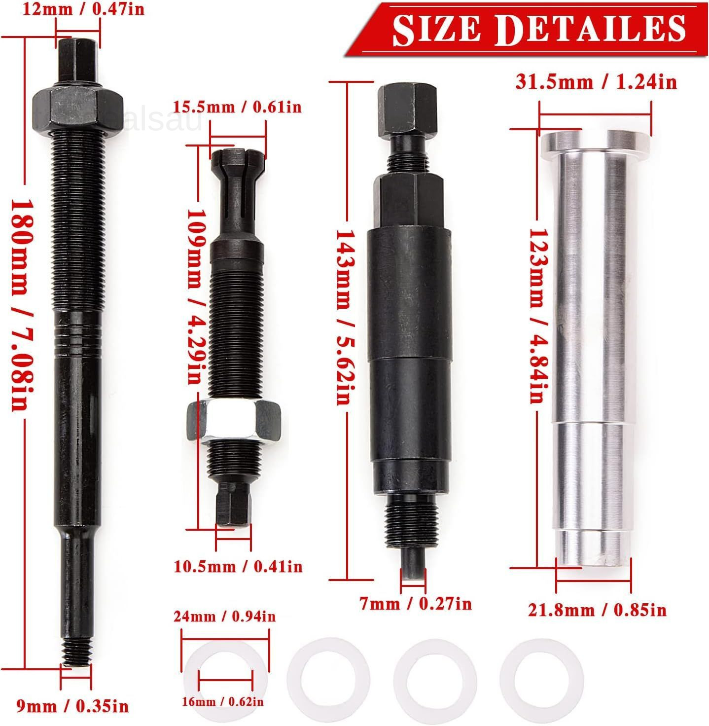 65700 Broken Spark Plug Remover Tool Kit Remove Extractor