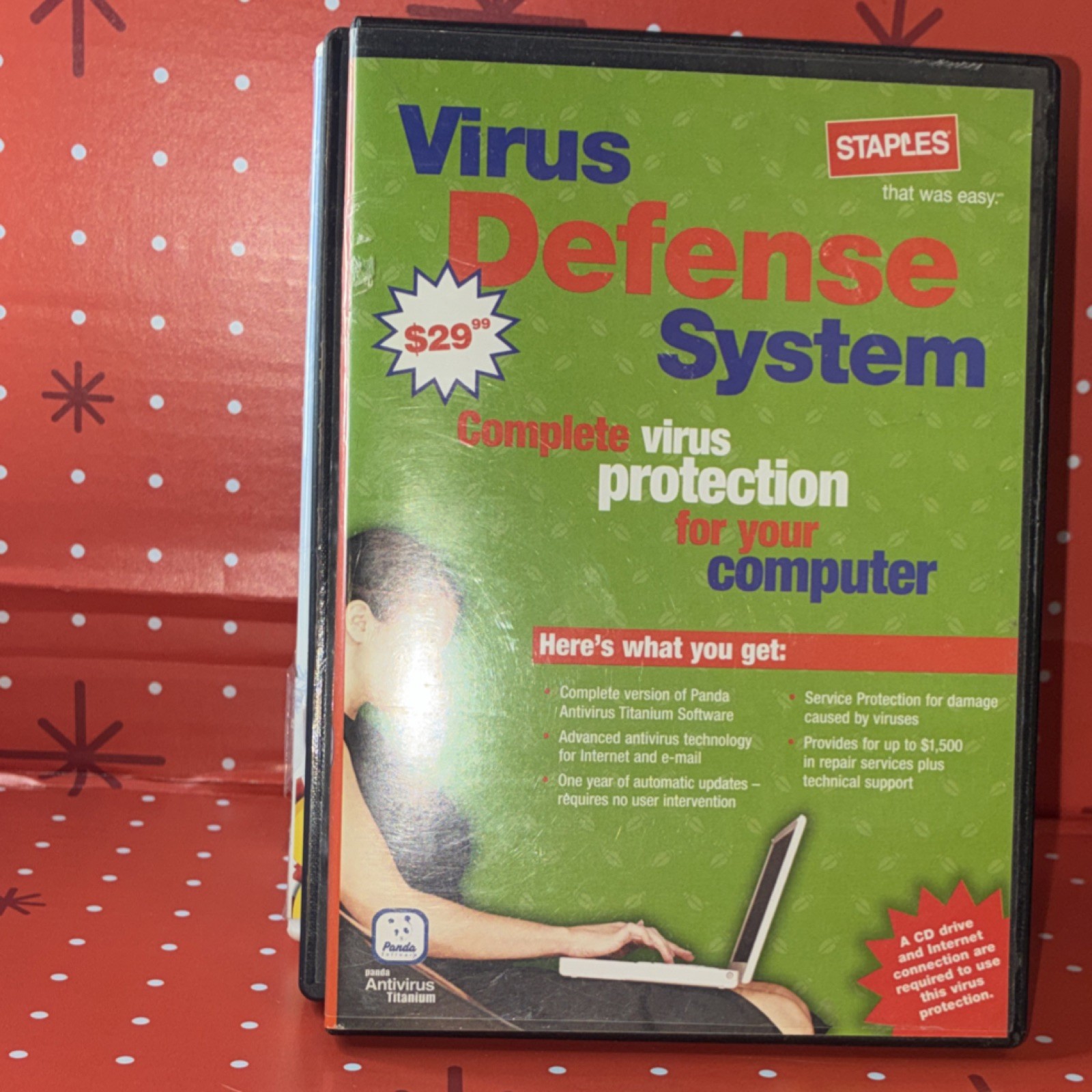 Panda Security Antivirus Titanium CD for Windows 98 95 NT 4.0 Internet Security