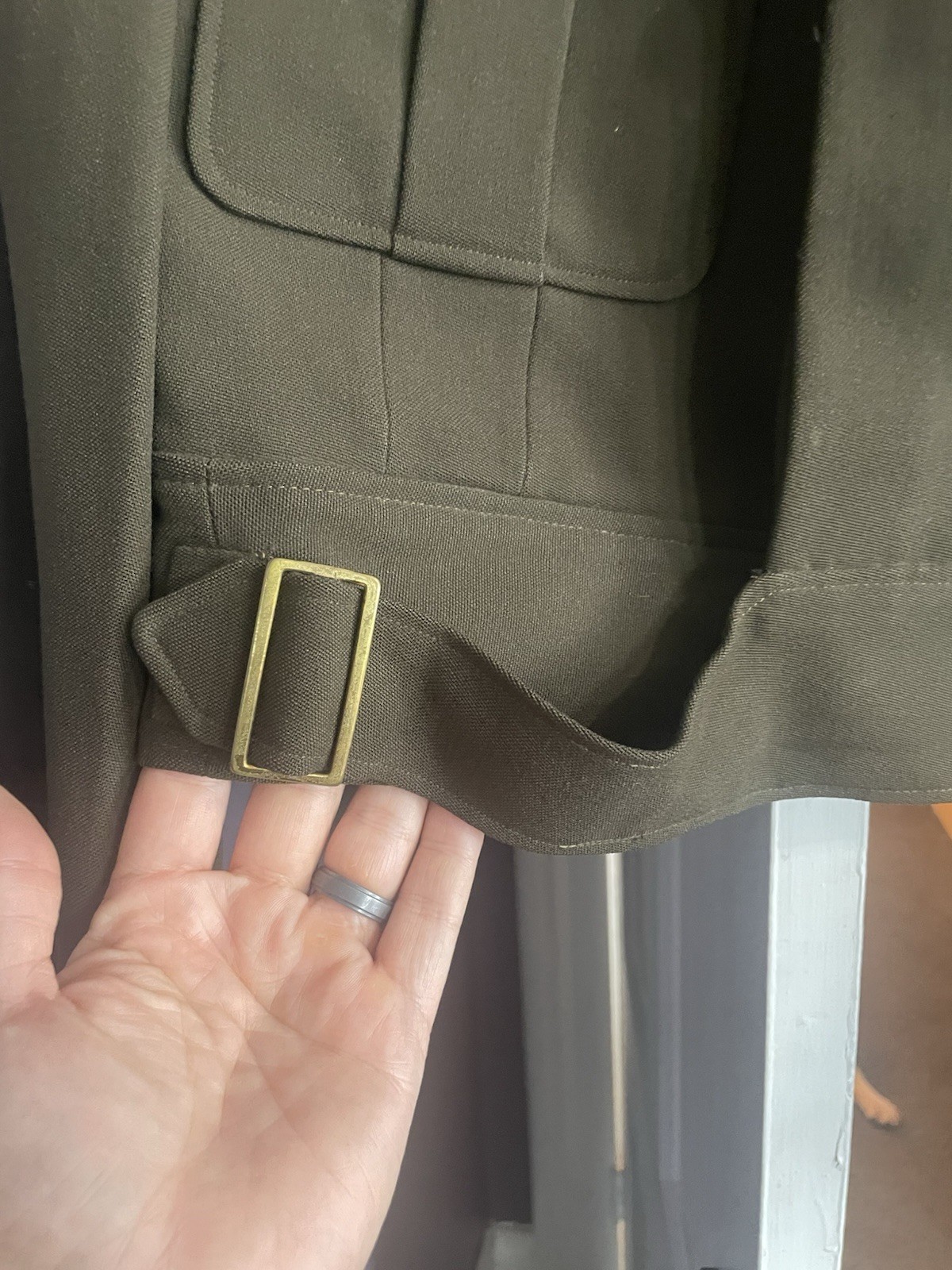 WW2 9th AAF Bullion Patch Majors Uniform With Pants