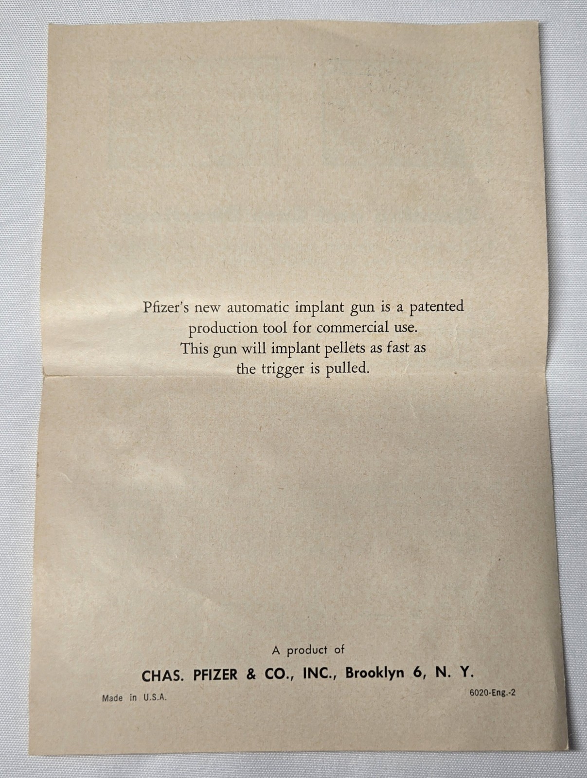 VINTAGE PFIZER AUTOMATIC IMPLANT GUN