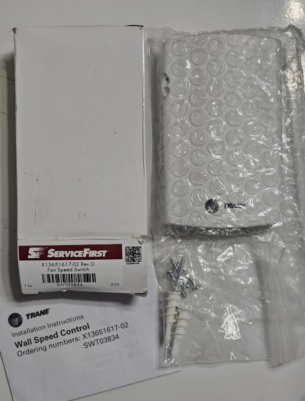 Trane X13651617-02 HVAC Fan Speed Controller - NEW - OEM - SHIPS SAME DAY!