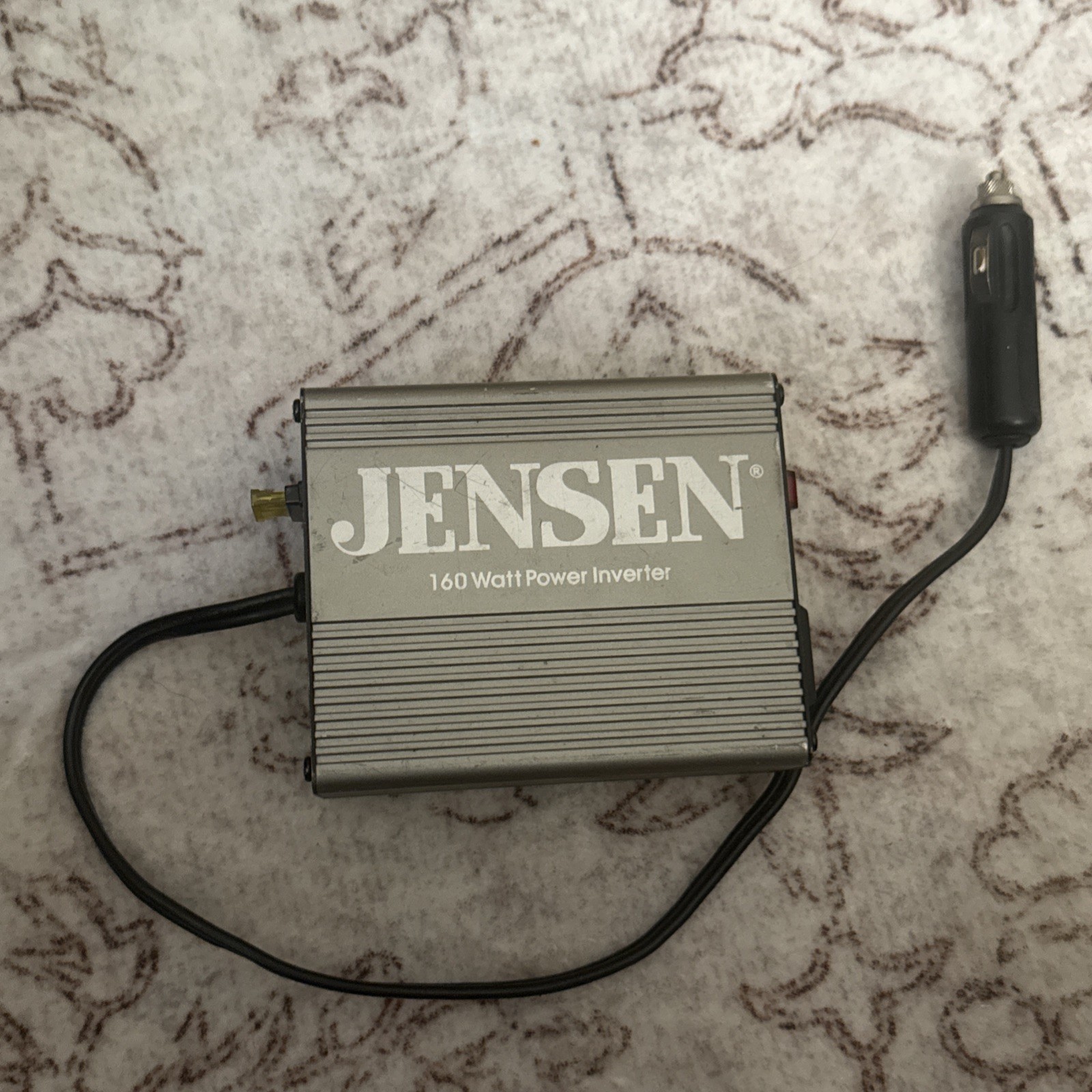 Jensen JP20 160 Watt Power Inverter 12-volt DC to 110-volt AC Tested Working GUC