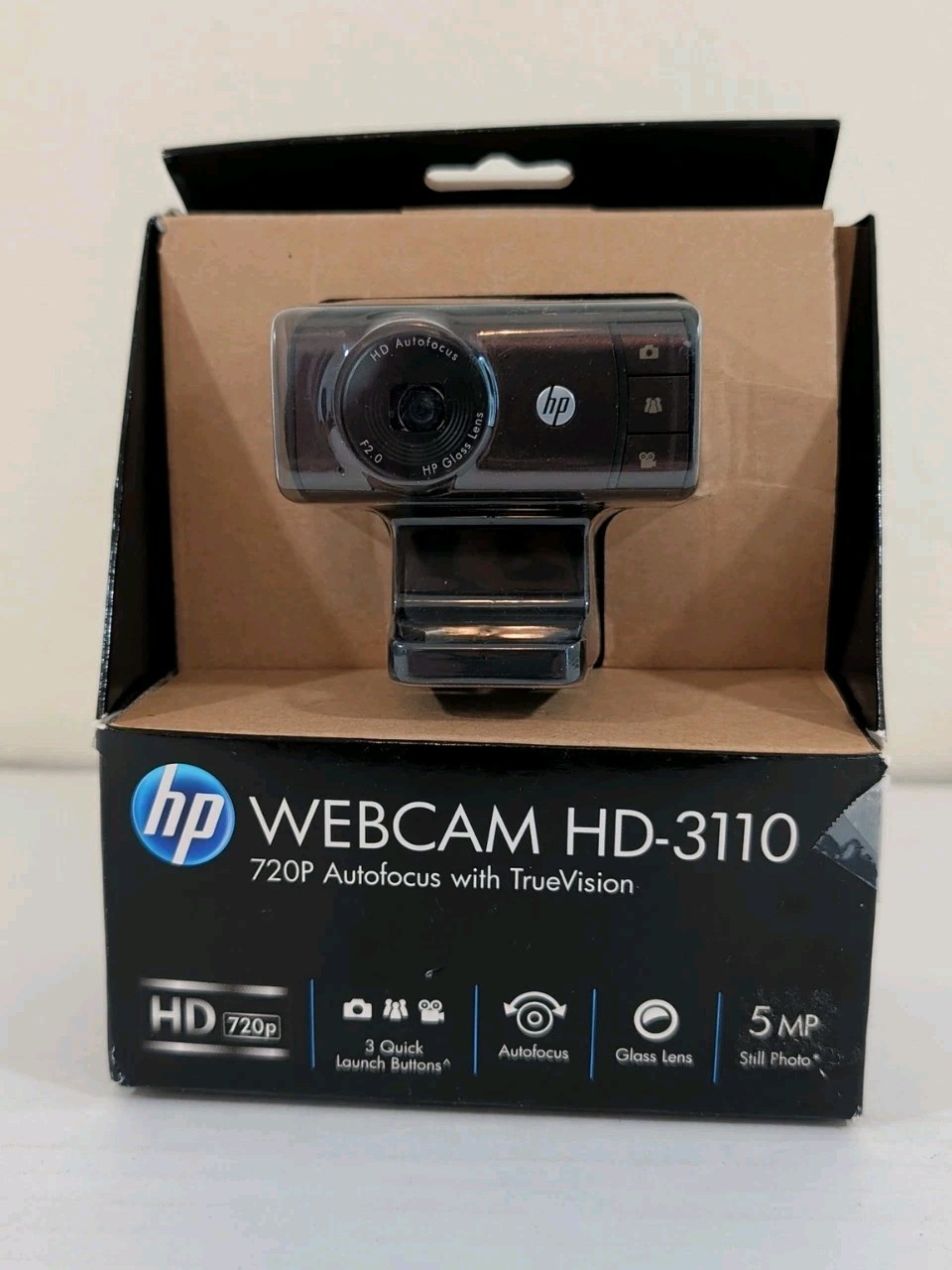 HP WebCam HD-3110 720p with TrueVision 30 FPS