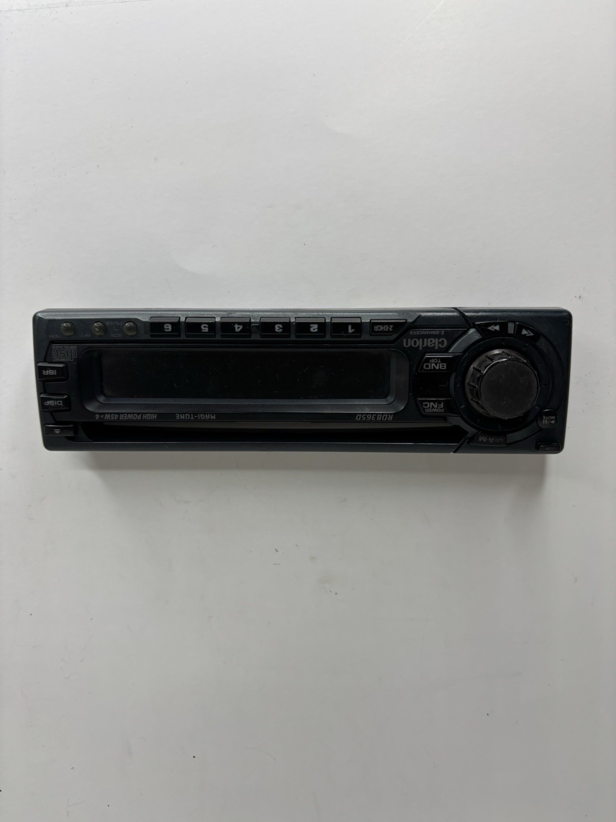 CLARION RDB365D Replacement Faceplate For Car Stereo
