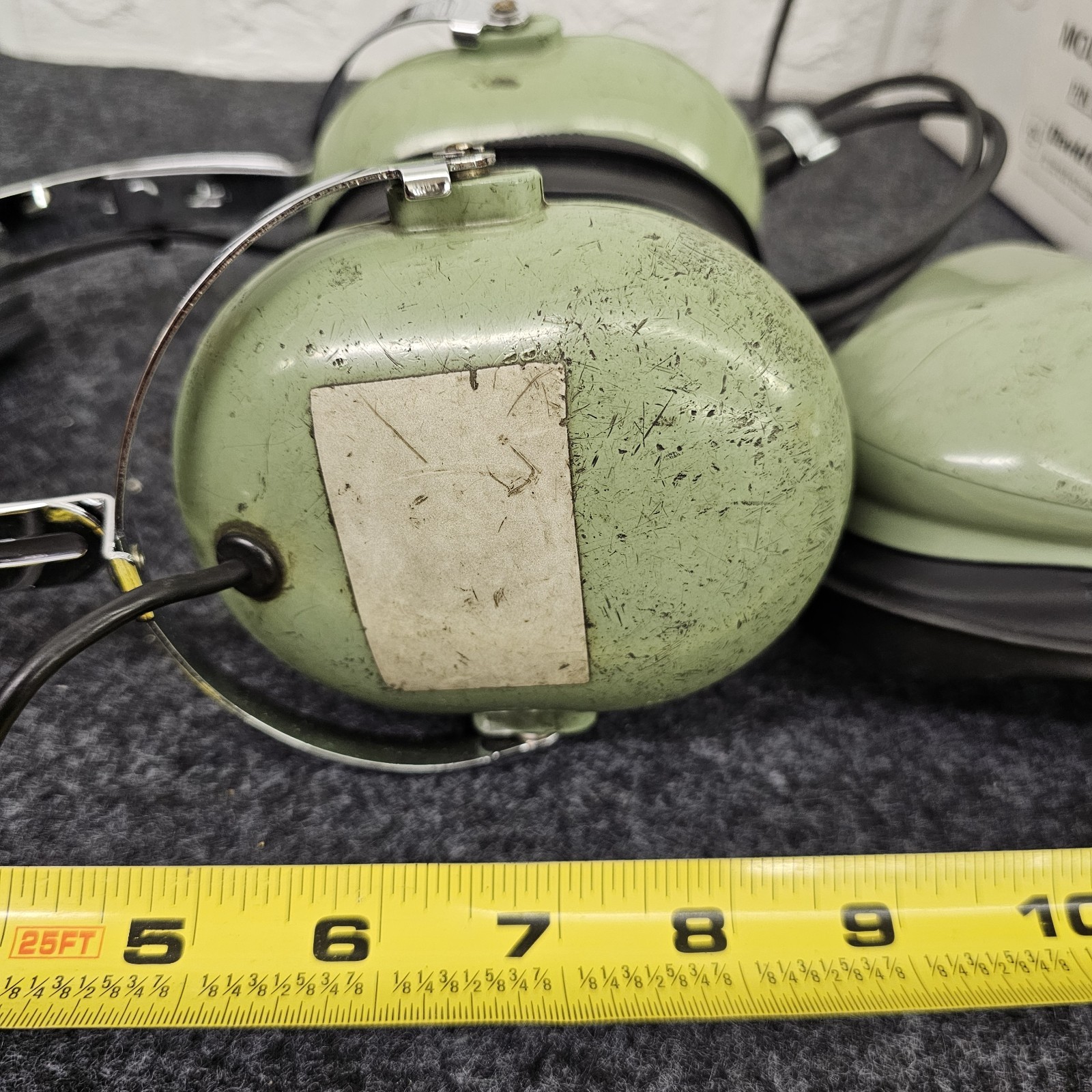 David Clark H3312 Ground Support Headset 25ft Cord with box