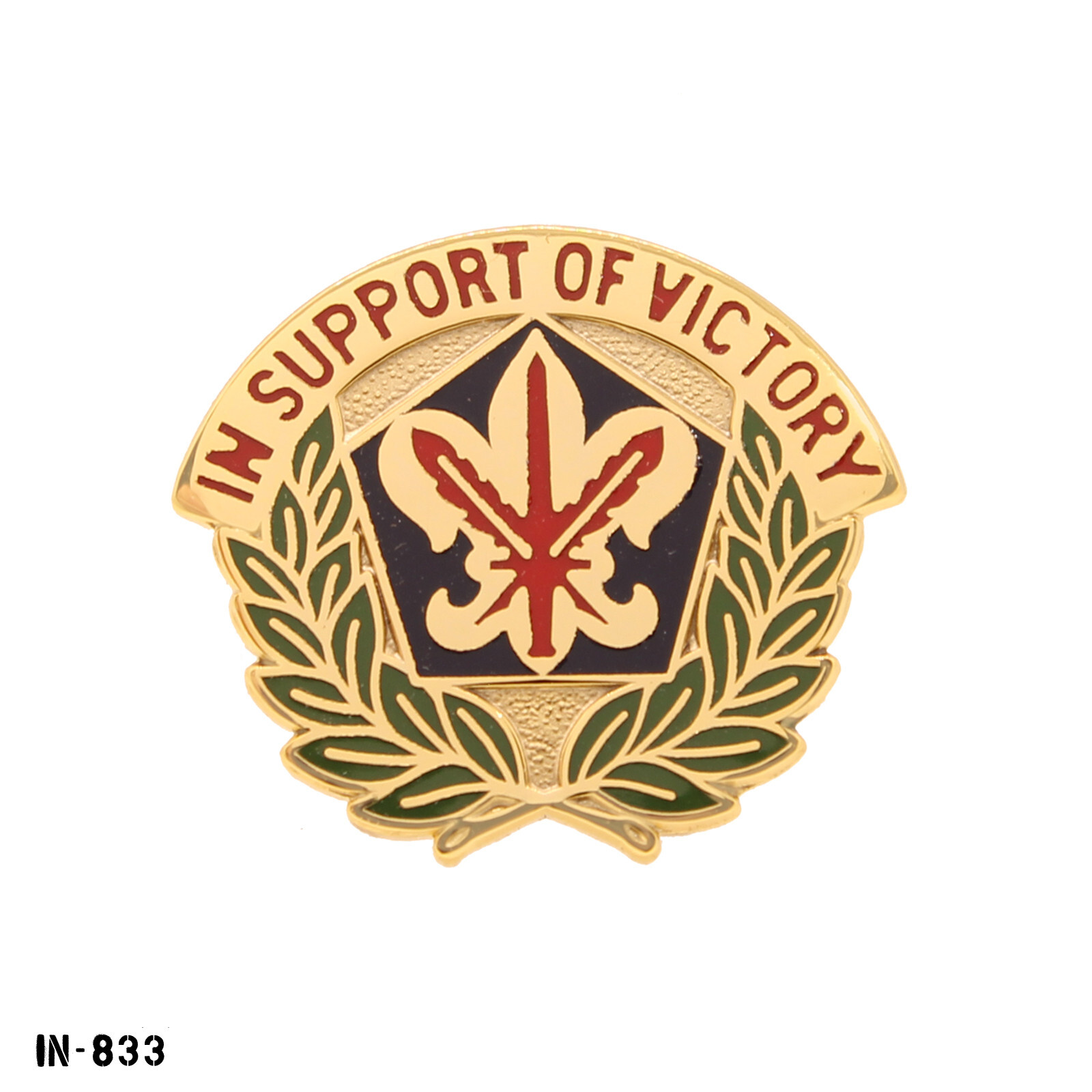 5th Personnel Group ~ In Support Of Victory ~ US Army DUI Crest Pin ~ NEW
