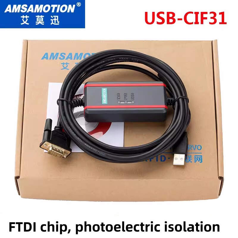 USB To 232 Serial Port USB-RS232 Conversion Cable CS1W-CIF31+ USB-CIF31 3M