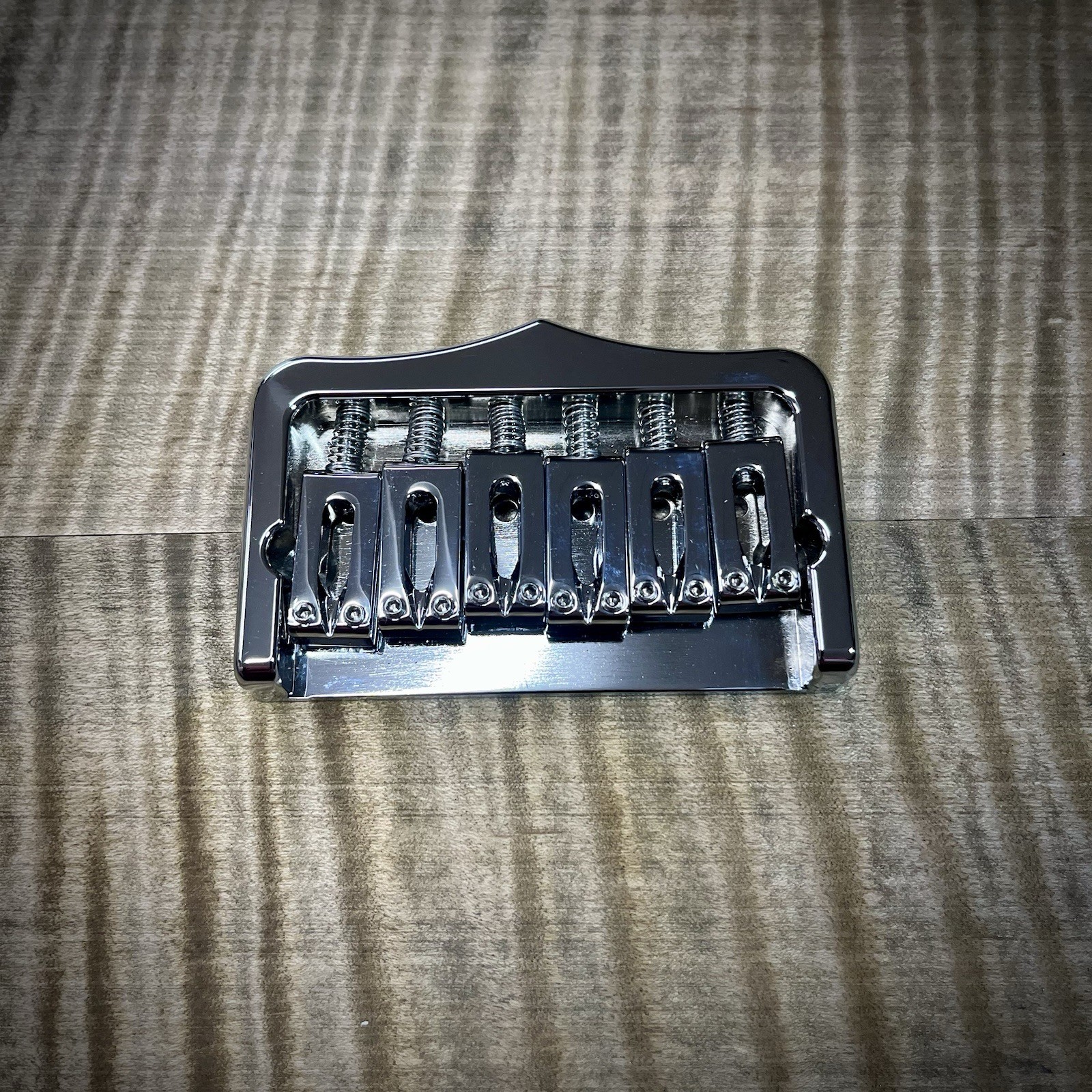 Chroma Guitars 6 Saddle TL Tele Half-Bridge - Chrome (BLEM)