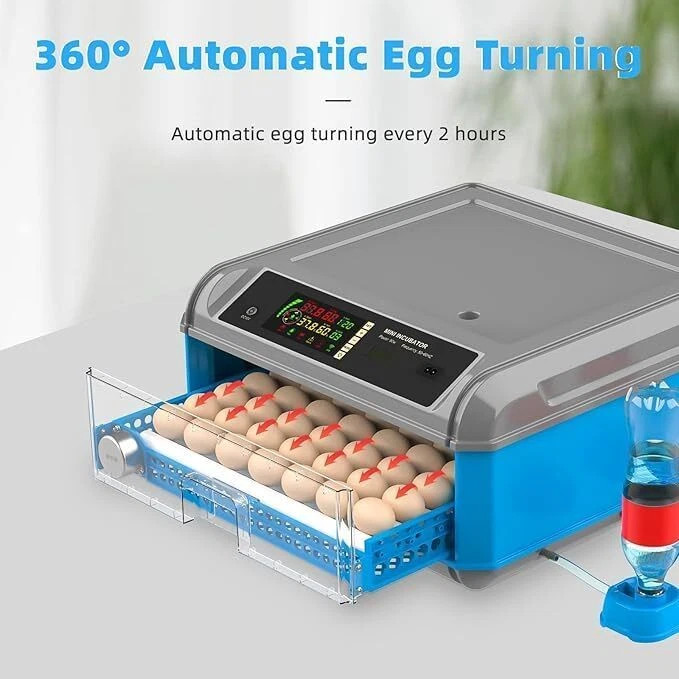 500 Brooder Eggs Incubator For Hatching With Automatic Egg Turning And Humid US