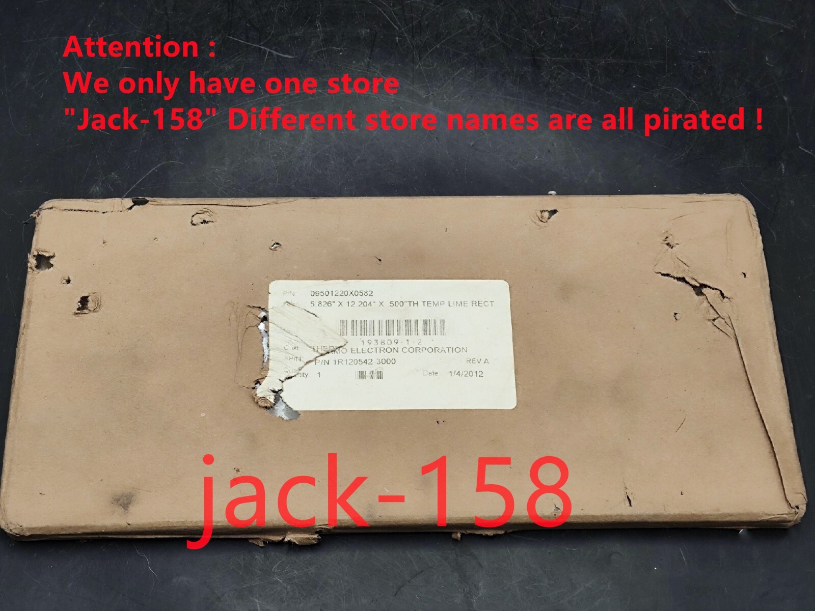 1R120542-3000 BY DHL OR Fedex
