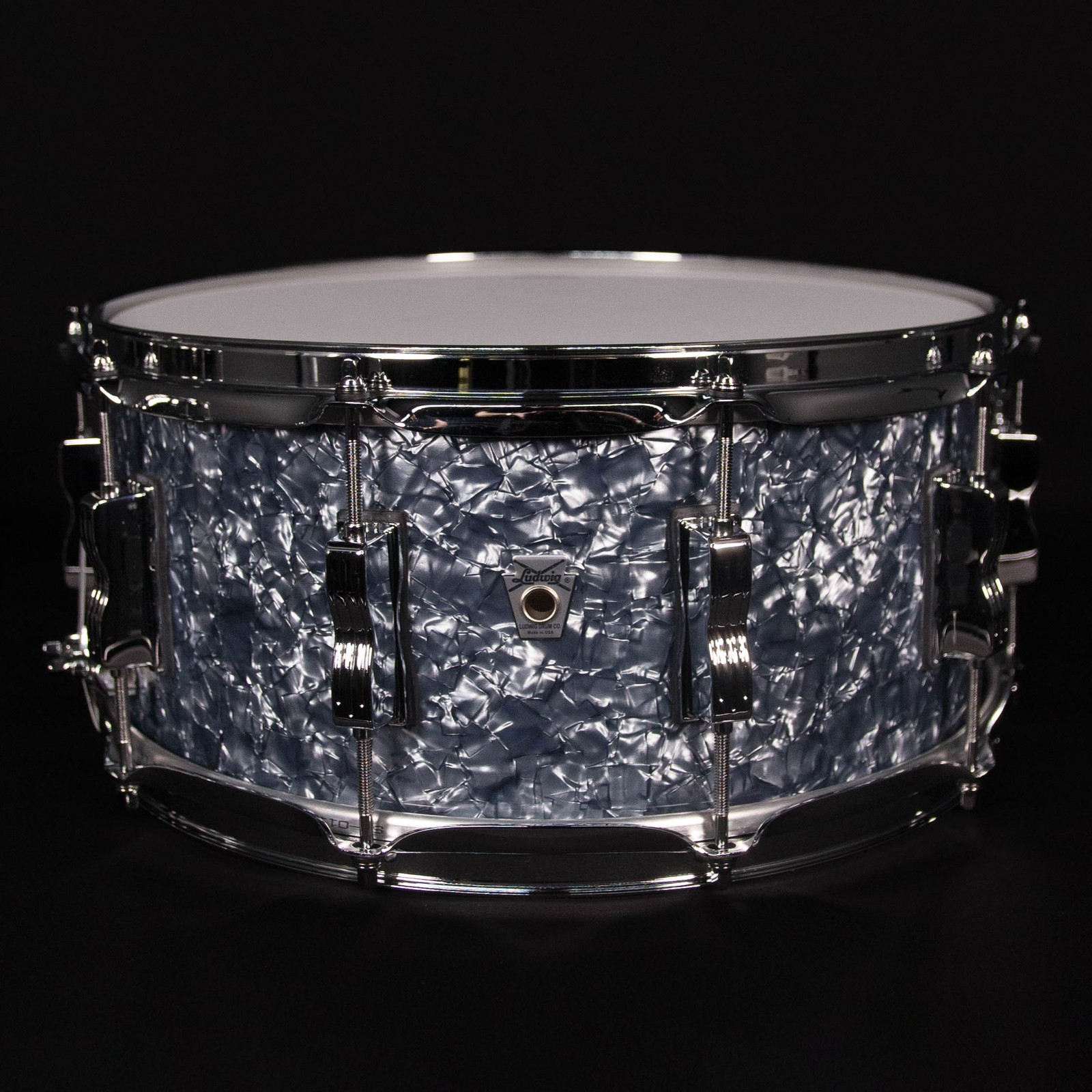 Ludwig 6.5" x 14" NeuSonic Snare Drum, Blue Pearl