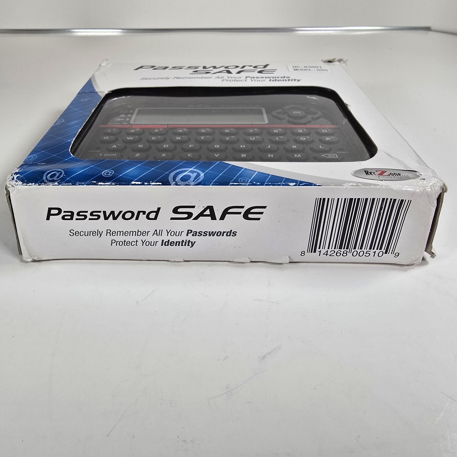 RecZone Password Safe Model 595 Electronic Password Organizer Tested Working OB
