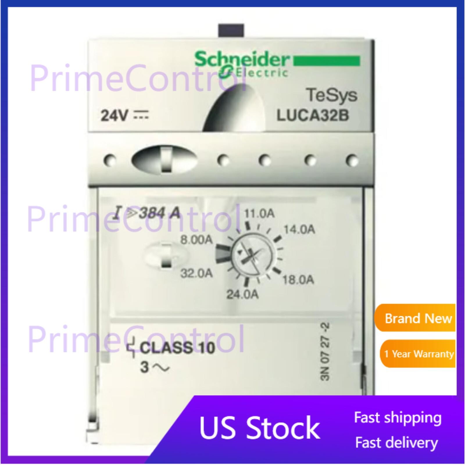 NEW Schneider Electric LUCA32B 8-32A 3P 240V~ Standard Motor Control Unit
