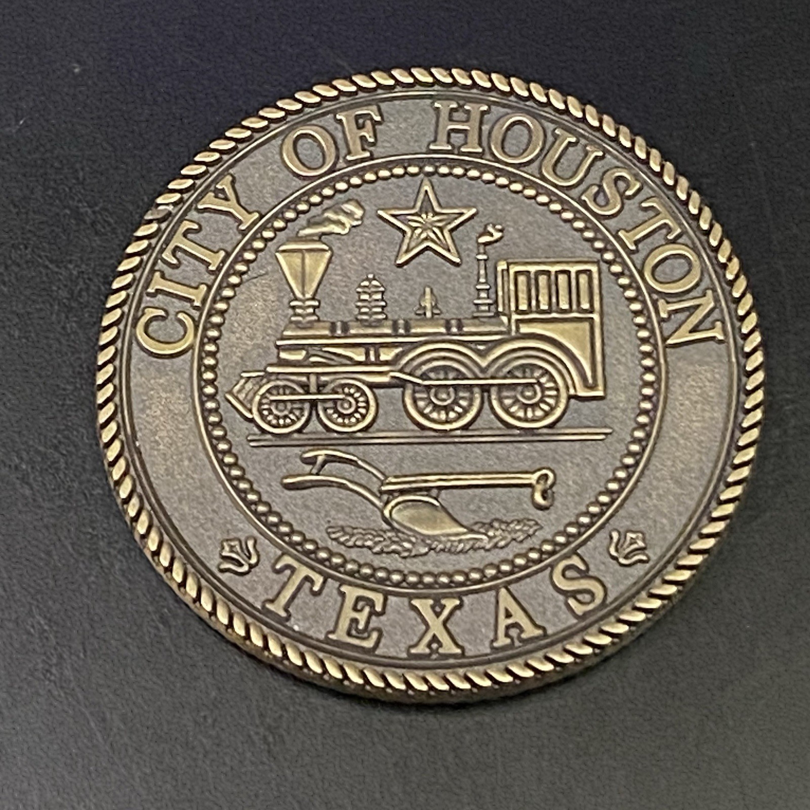City of Houston Texas Souvenir Token 1.75" Souvenir