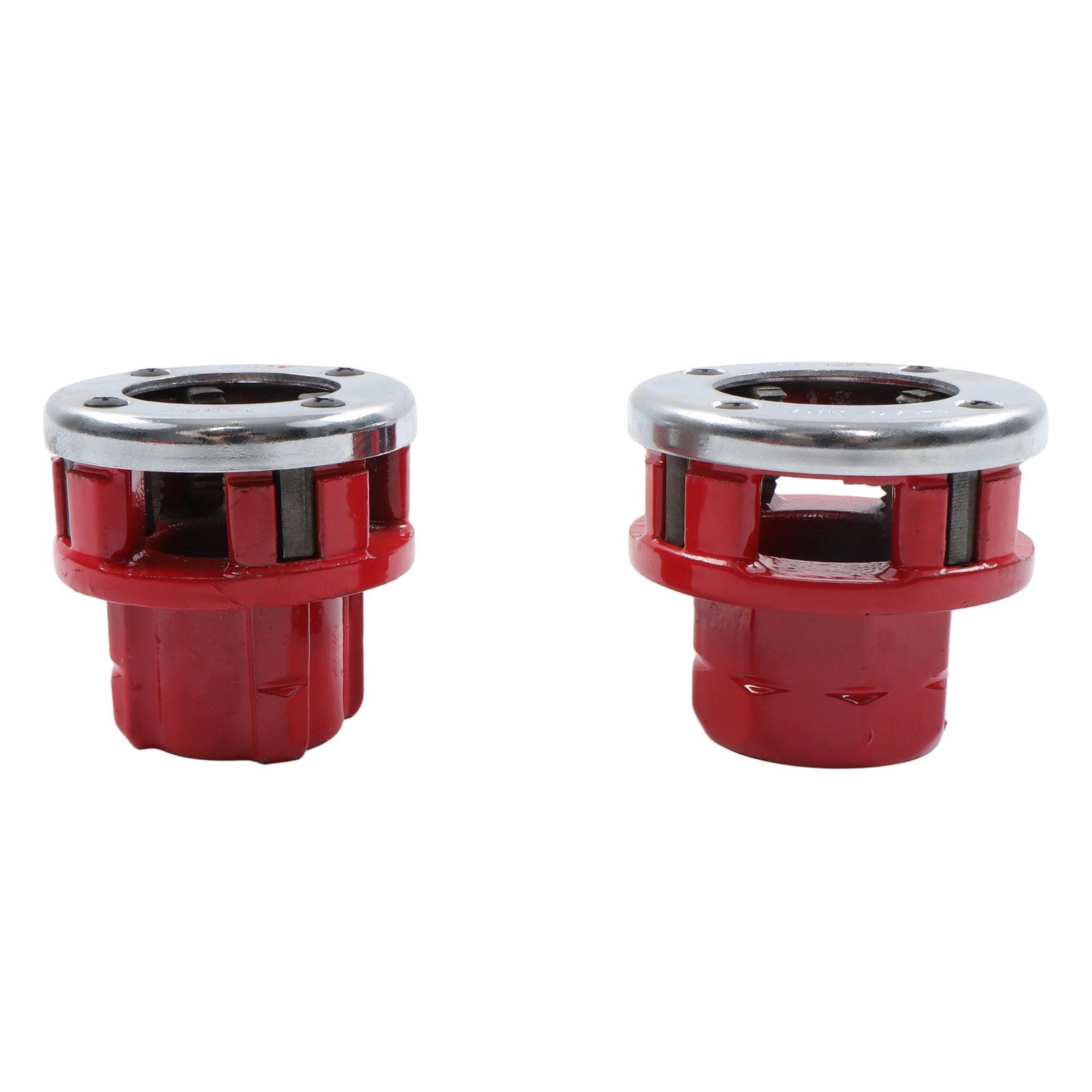 7 Size BSPT Pipe Threader 3/8" To 2" Dies Set W/ Handle Pipe Threader Threading