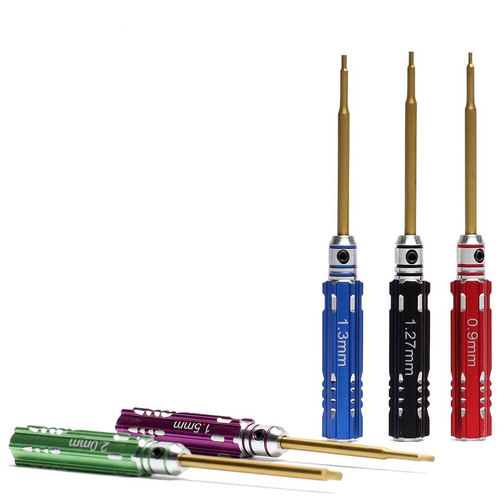 5X 0.9/1.27/1.3/1.5/2.0mm Hex Screw Driver Repair Set for for Rc car/Boat/Drone
