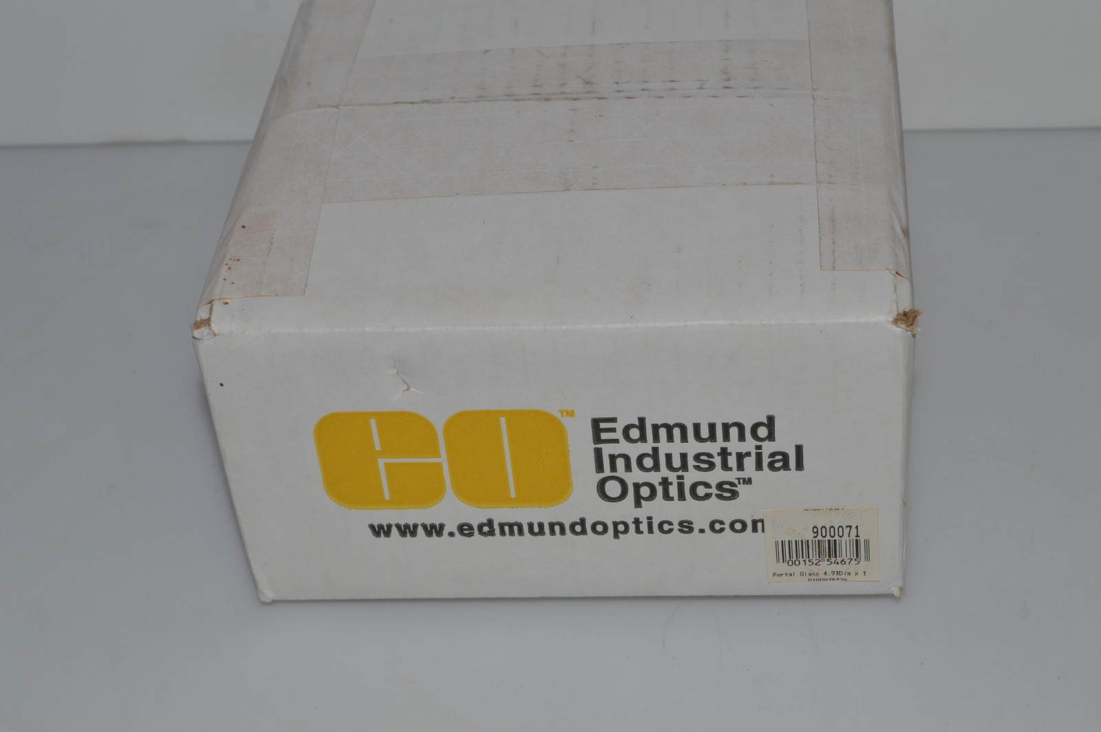 *JM*  EDMUND OPTICS #900071 GLASS- 5" X 1 1/4" PORTAL GLASS- NEW  (GTN6)