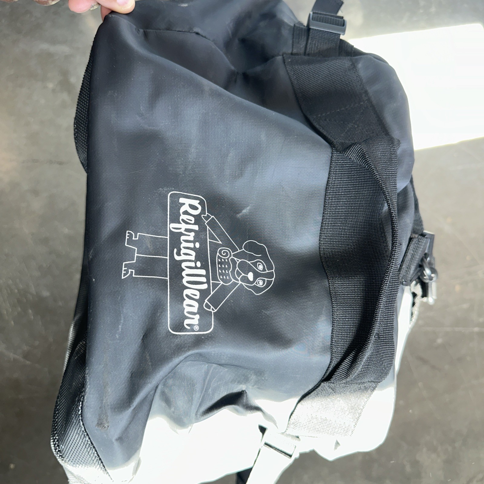 RefrigiWear - Large Black Duffle Bag