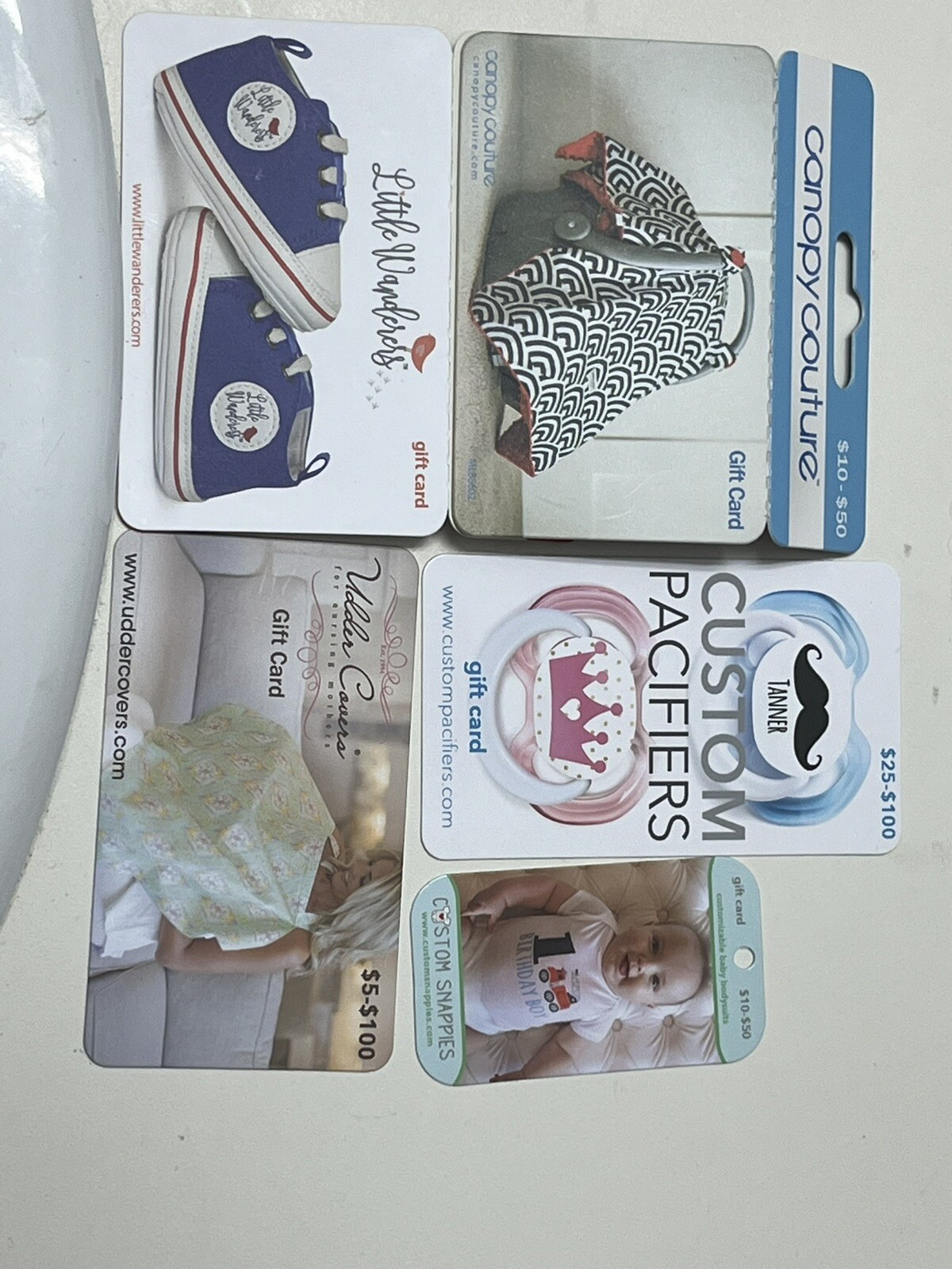 gift cards For Baby Products