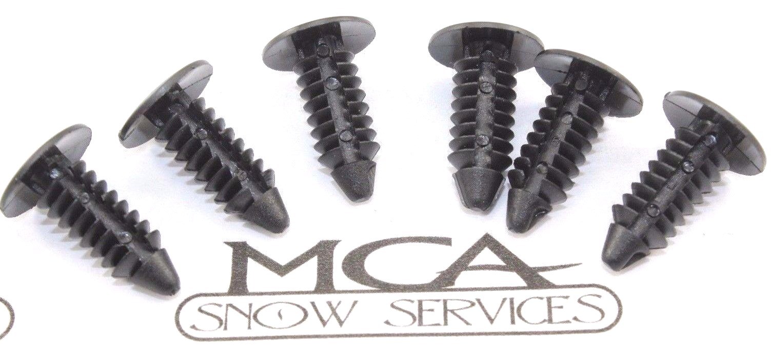SNOWEX PLASTIC RIVET (6 pack) BOTTOM COVER RETAINERS D6467