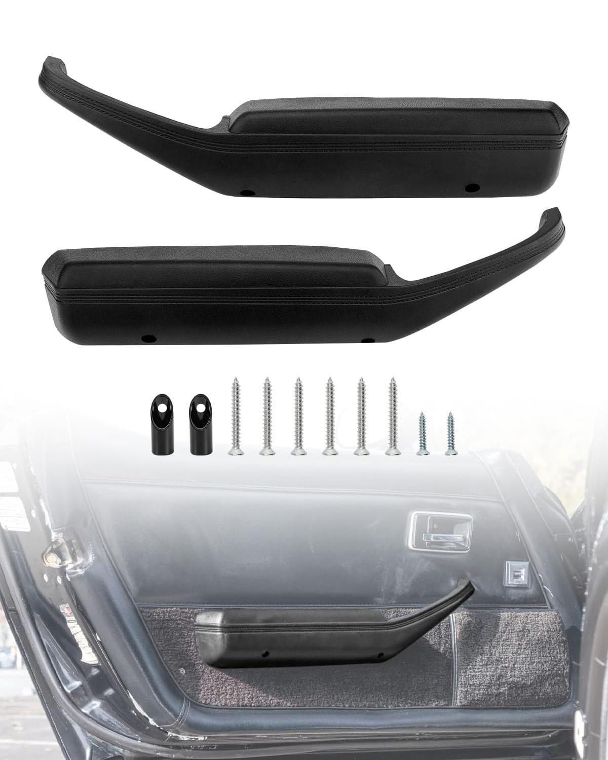 Interior Door Panel Pull Armrest Pair For 1978-82 Chevy Corvette C3 150879342960