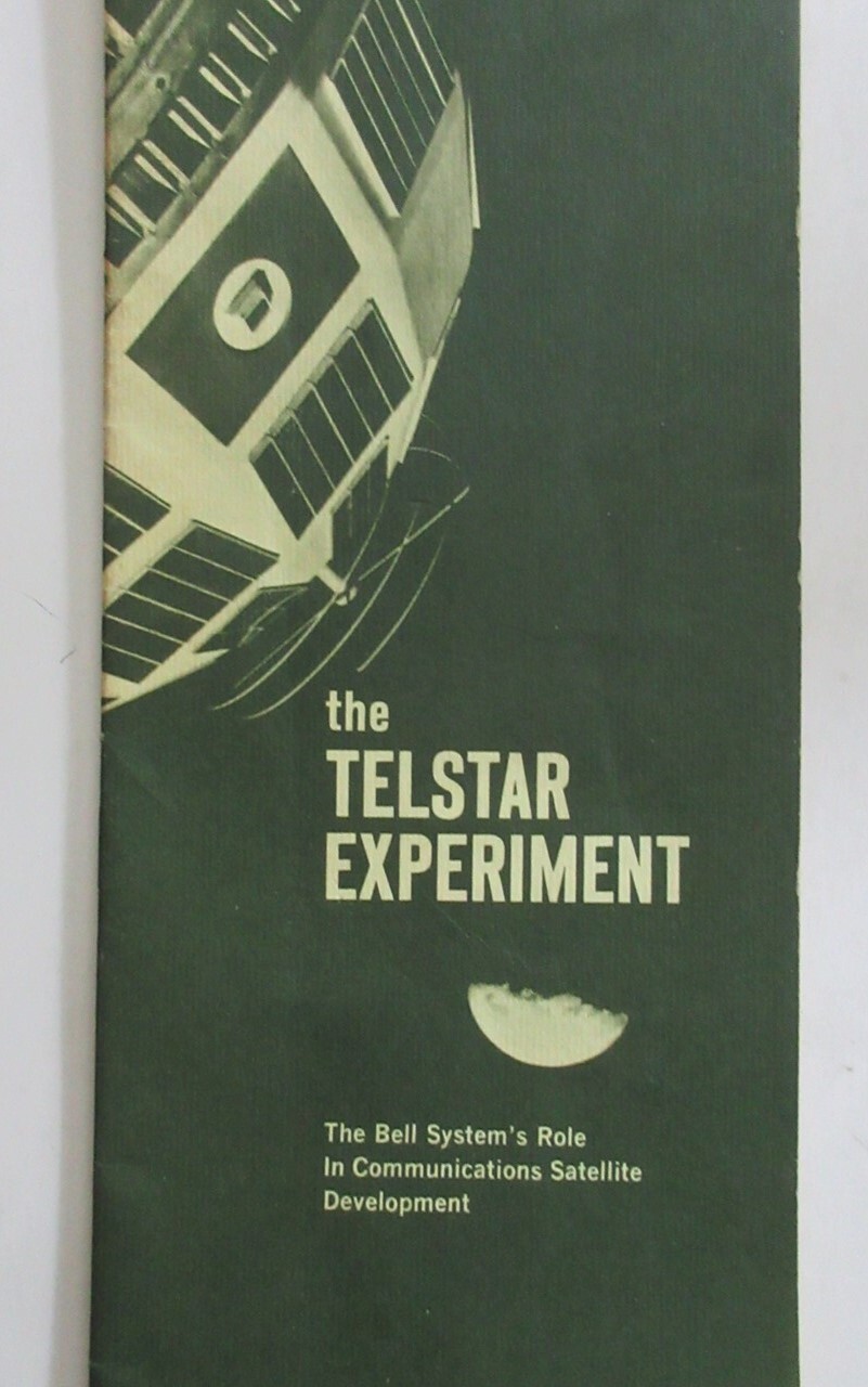 Vintage 1963 Bell System PROJECT TELSTAR EXPERIMENT Brochure