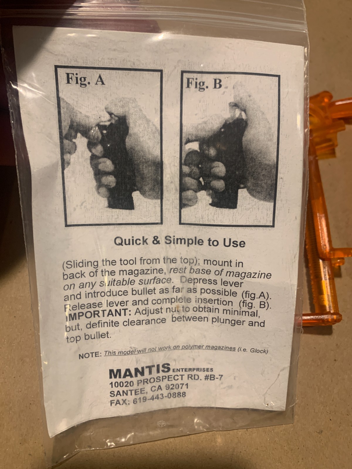 Mantis Universal Mag Loading Tool 2 Pack for Single & Double Stack Steel Mags