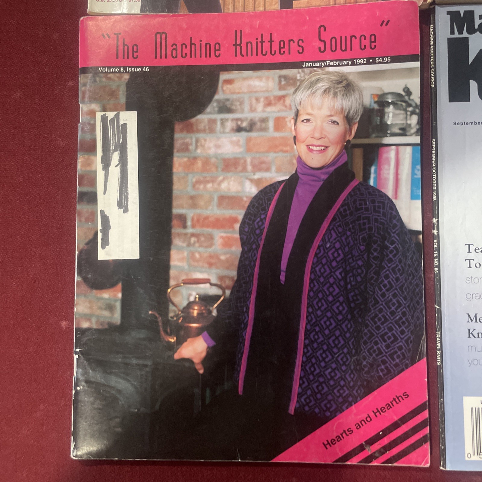 5 Knitting Machine Knit Magazines 1990 -2003 #3