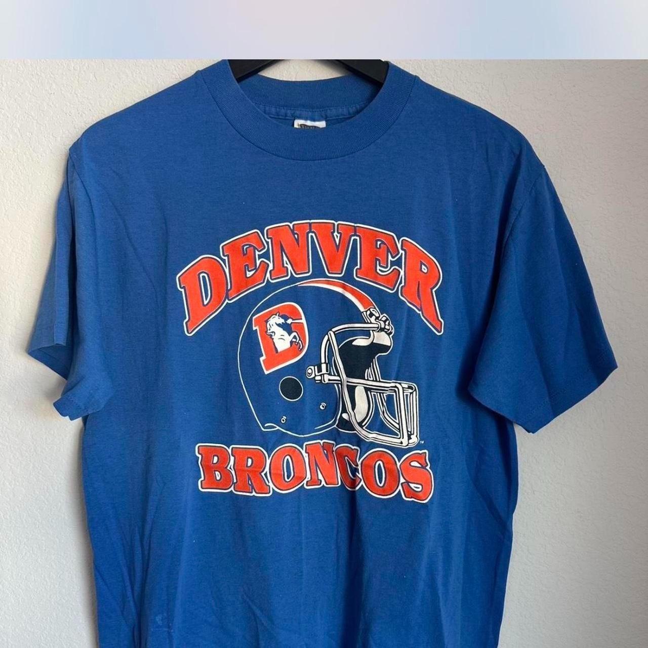 Denver Broncos NFL Football Tee Reprint Gift Fan Shirt  AN62444