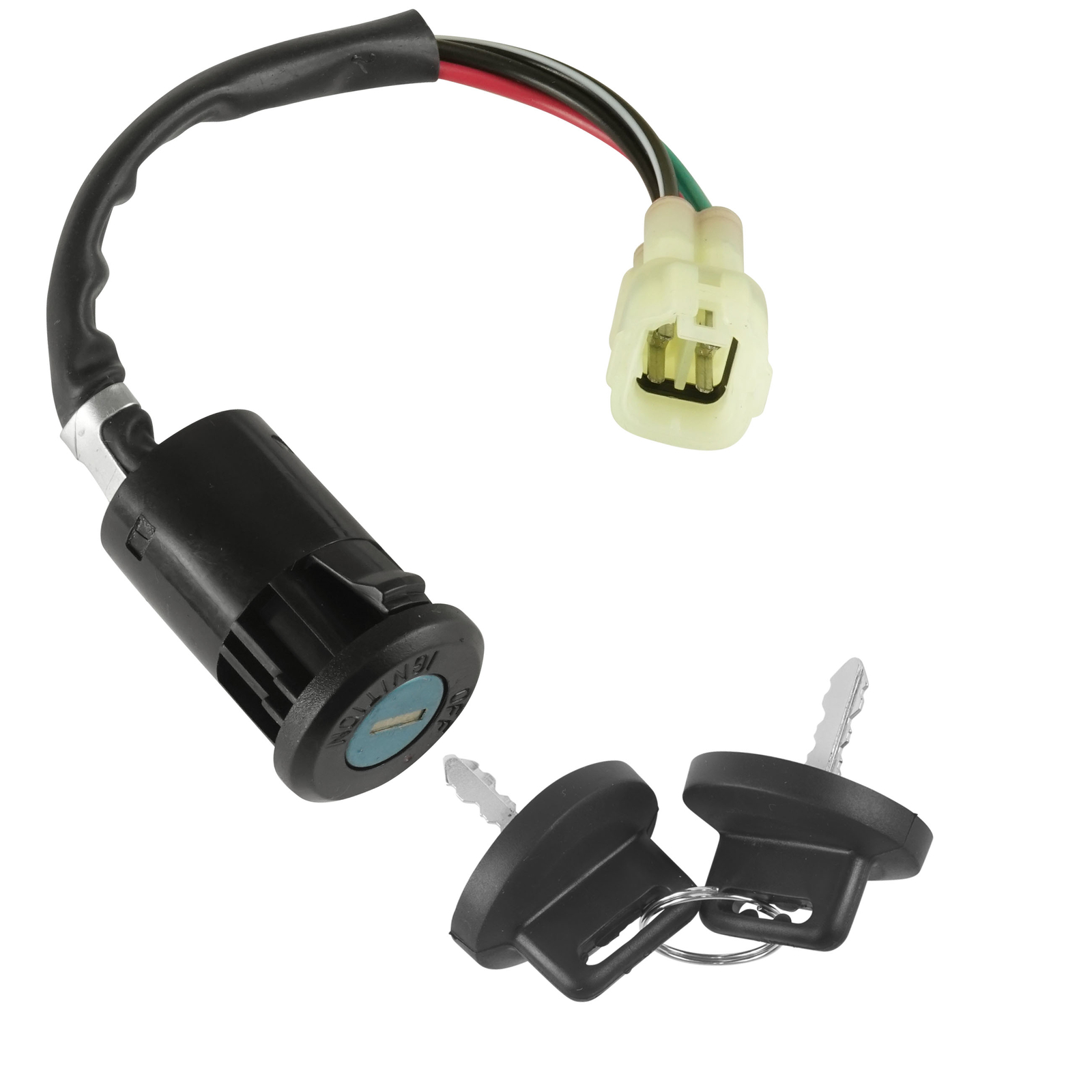 Caltric Ignition Key Switch for Arctic Cat 3303-423 Ignition Switch and Keys