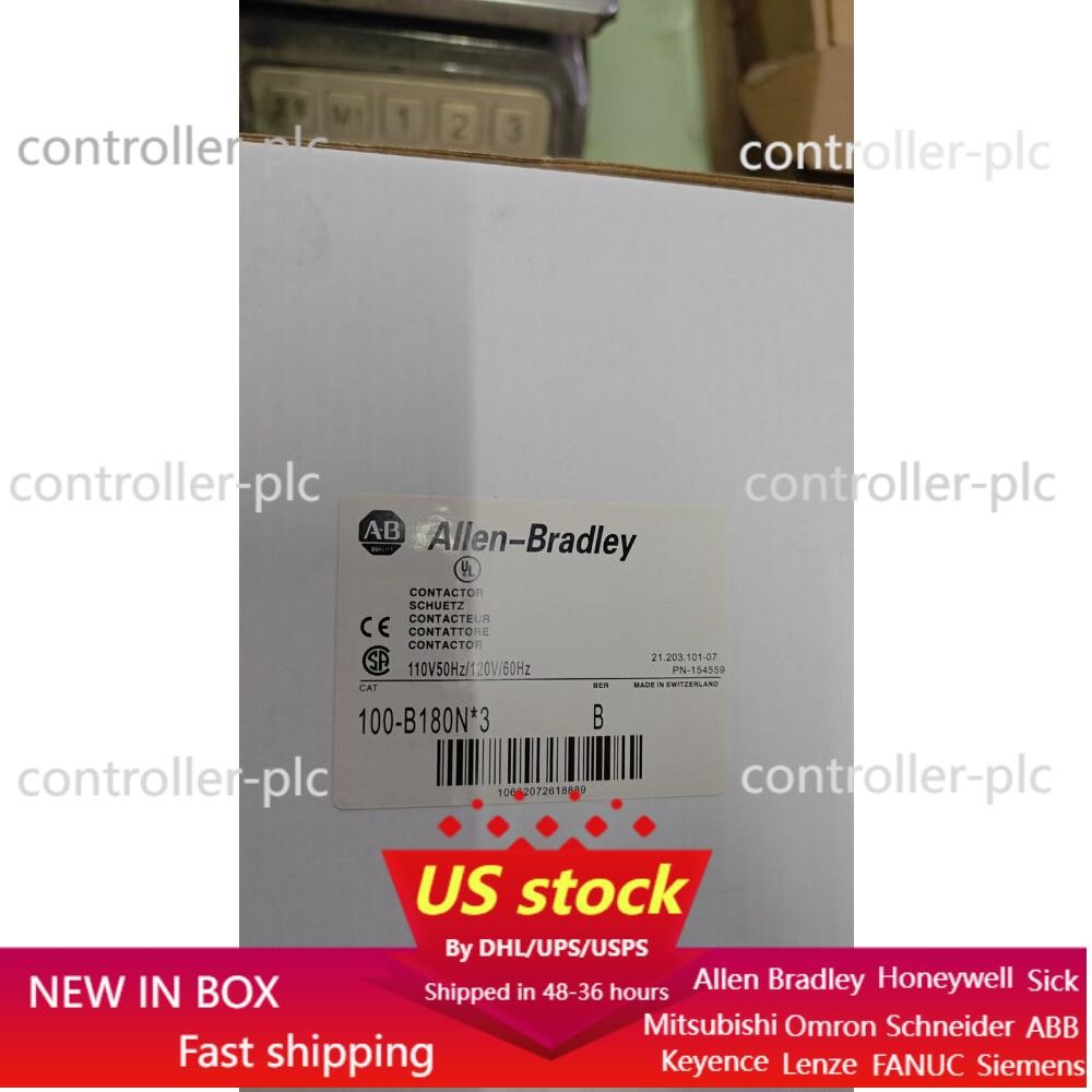 ALLEN-BRADLEY 100-B180N*3 CONTACTOR coil 120/110V 60/50 HZ 180 A   US Free Tax