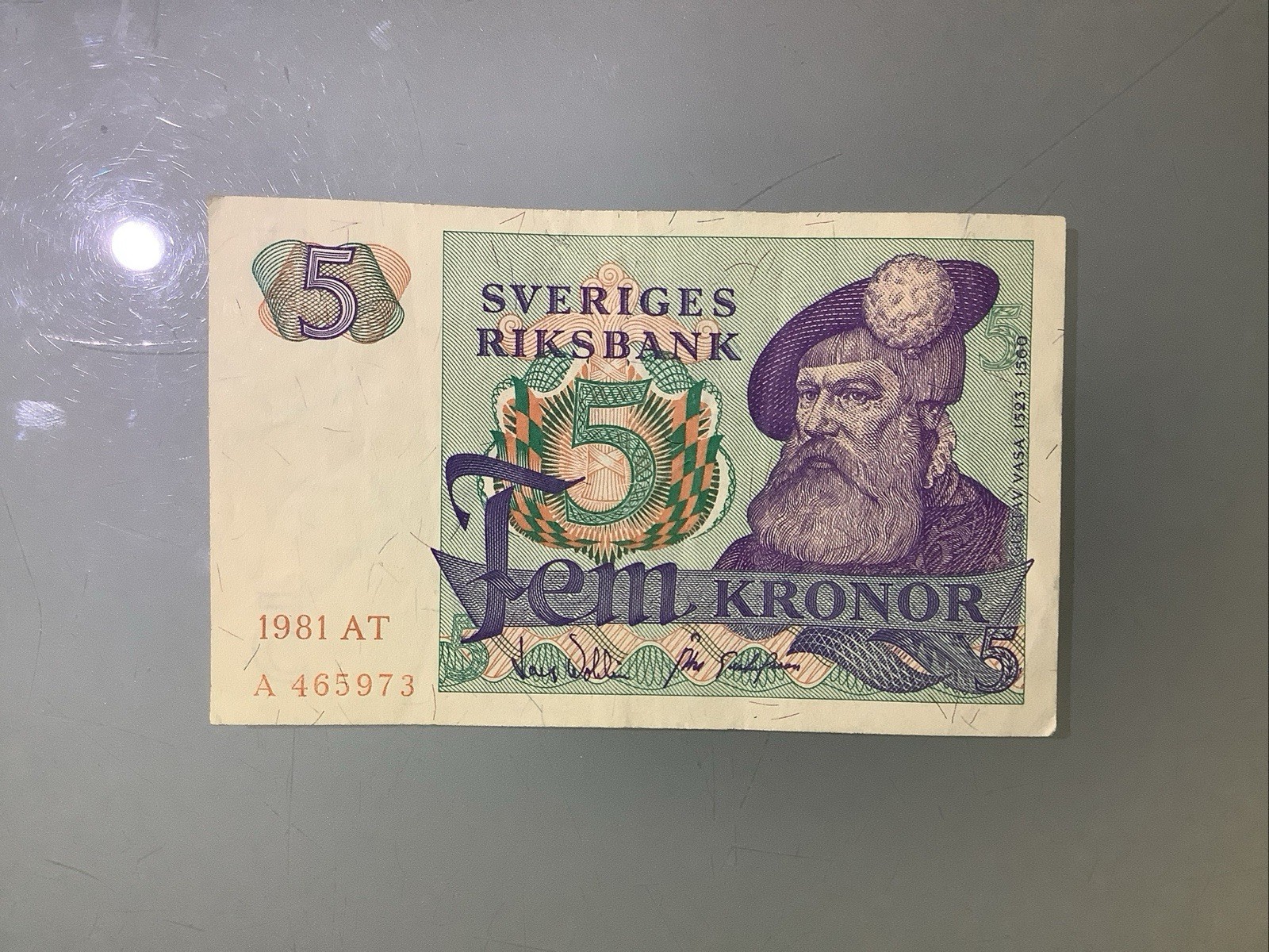 Sweden 5 Kronor 1981 Circulated