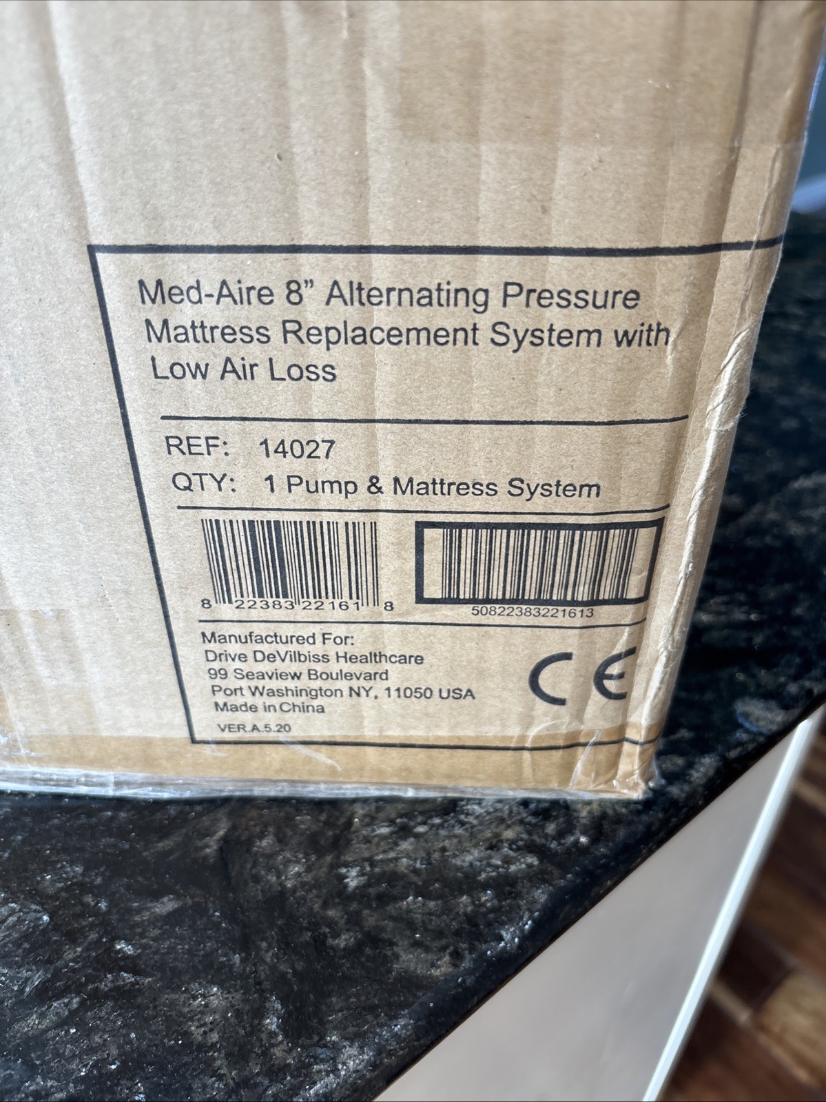 Med-Aire Melody Alternating Pressure and Low Air Loss Mattress MODEL# 14026 NOB